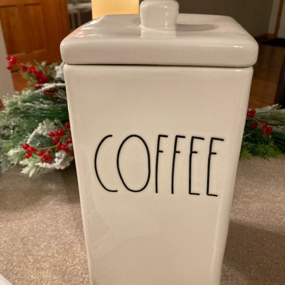 Rae Dunn coffee keeper